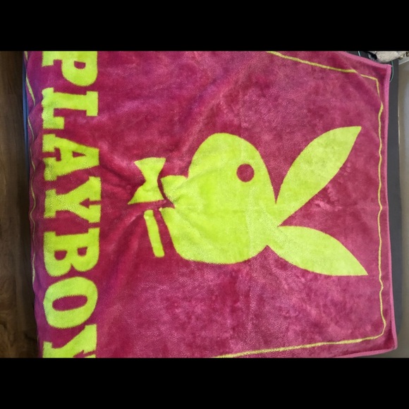 PLAYBOY Other - Large PLAYBOY blanket, wallet included w/purchase!